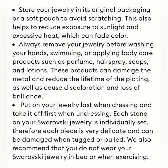 Swarovski Ginger T Bar Rose Gold Necklace - Picture 6 of 6